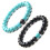 braccialetti in naturale 8 mm e con yin yang 1