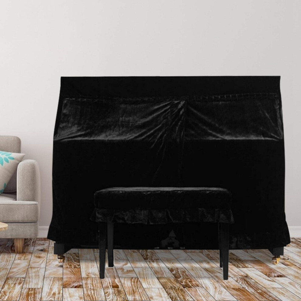 Piano Dust Cover 153x35x110 Cm, Upright Piano Cloth Protective Cover, Sun And Dust Protection, Home Storage Room-image-OPC-PMBVP6Y-NEW