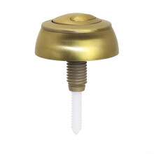 Dual Flush Toilet Push Button For 49 Model ABS Material Gold Tank Button Fits Standard Cistern Holes