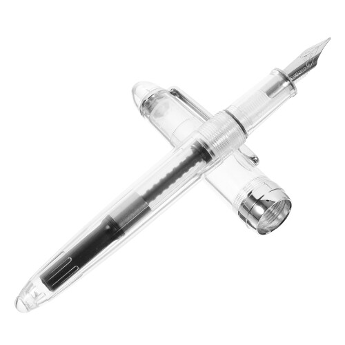 Smooth Writing Pen Transparante Vulpen Inktabsorber Herbruikbare