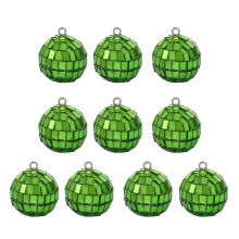 Draagbare schuimkerstdecoratiebal met hangend-Fruitgroen 5cm