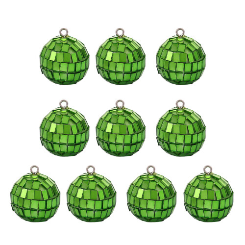 Draagbare schuimkerstdecoratiebal met hangend-Fruitgroen 5cm