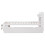 White Single Children's Bed with Storage Drawers 9