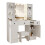 Dressing Table with LED Lights Mirror Vanity Table 4