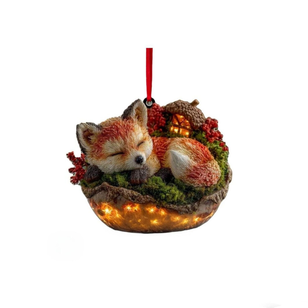 (B) 10cm Forest Animals Decoration Christmas Tree Pendant Holiday Gift-image-OPC-PMBW2VF-NEW
