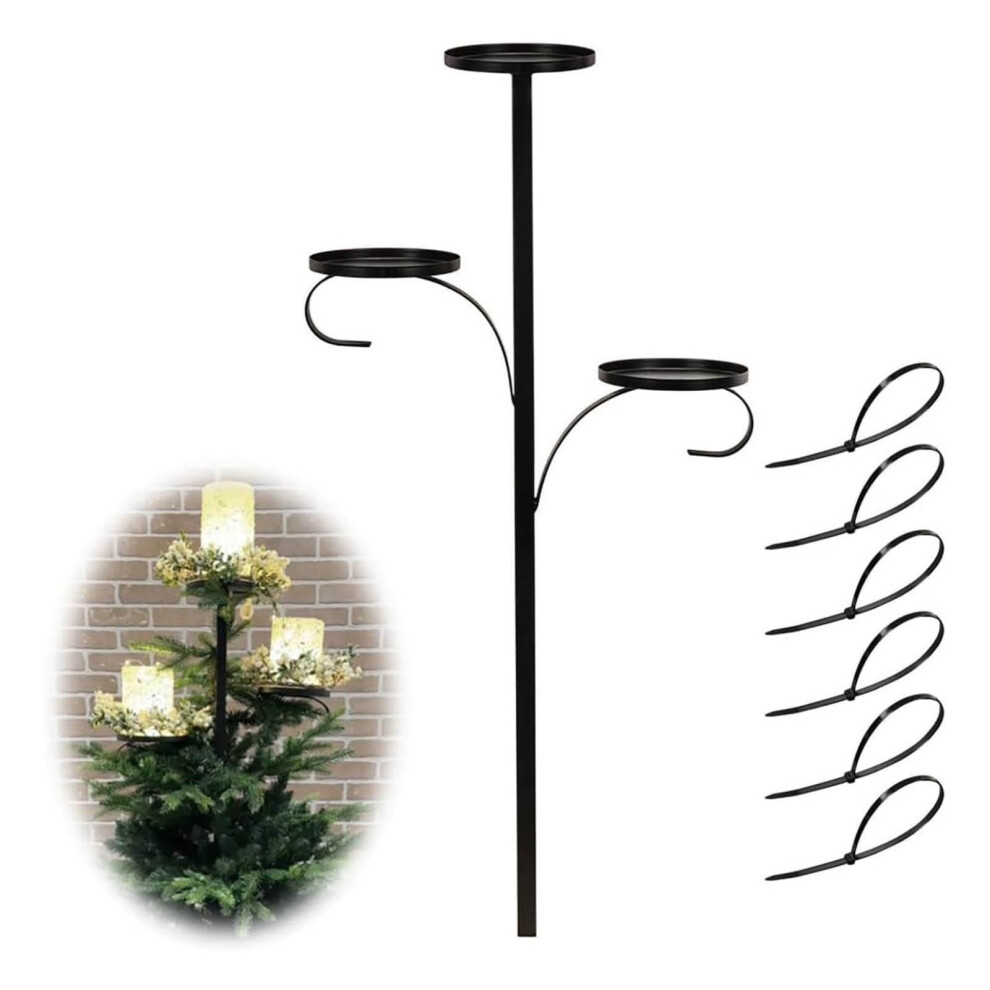 (B) Christmas Candle Tray Unique Christmas Tree Decoration Indoor Bedroom Kitchen Decor-image-OPC-PMBW69G-NEW