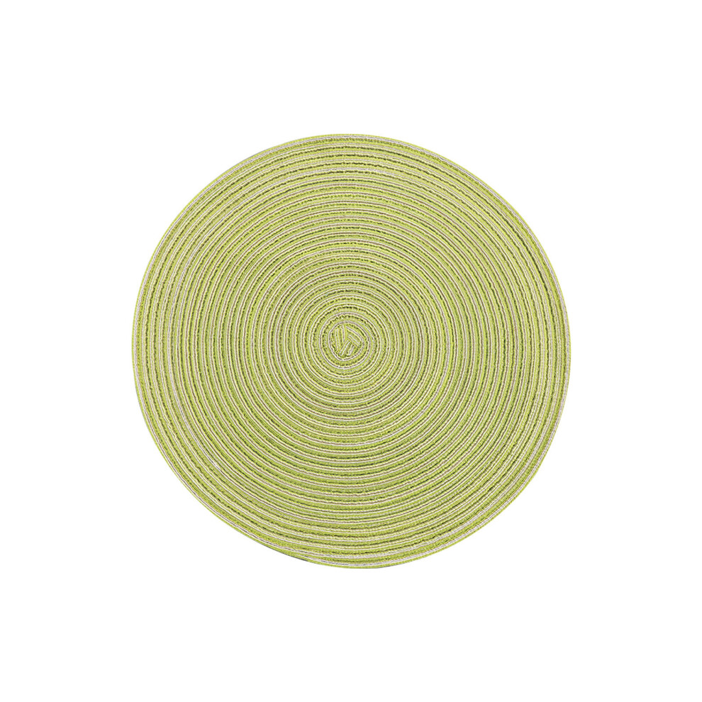 (D) 18cm Ramie Yarn Table Mat Insulation Pad (Satin Dyeing)-image-OPC-PMBW6ZY-NEW