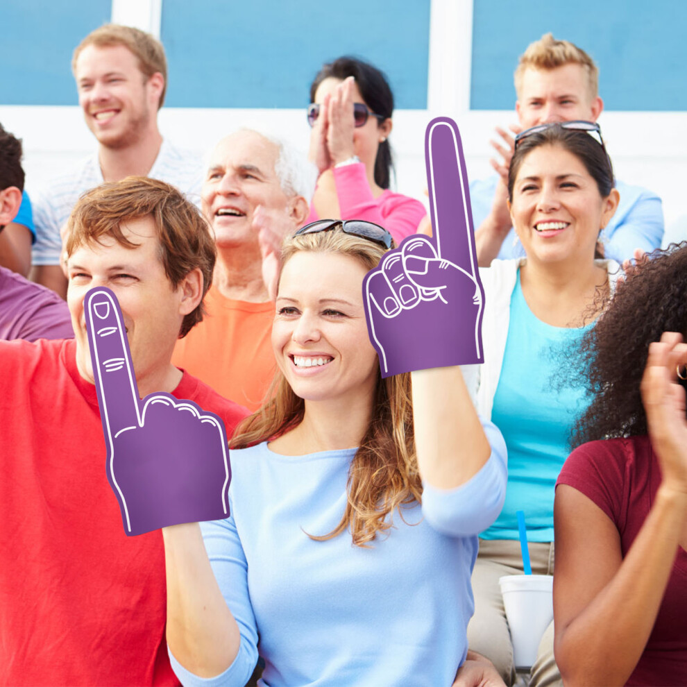 (Purple) Foam Finger Foam Foam Foam Hand Foam Finger Large Foam Hand Pointing Finger For Sports Fans For Sports-image-OPC-PMBW7XK-NEW