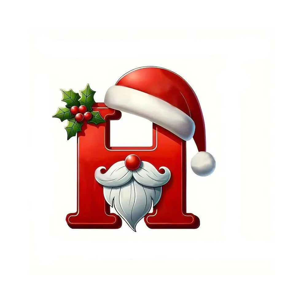 (H) 26-Pack Santa Hat And Beard Alphabet Christmas Tree Ornaments Festive Hanging Decorations-image-OPC-PMBW9ZM-NEW