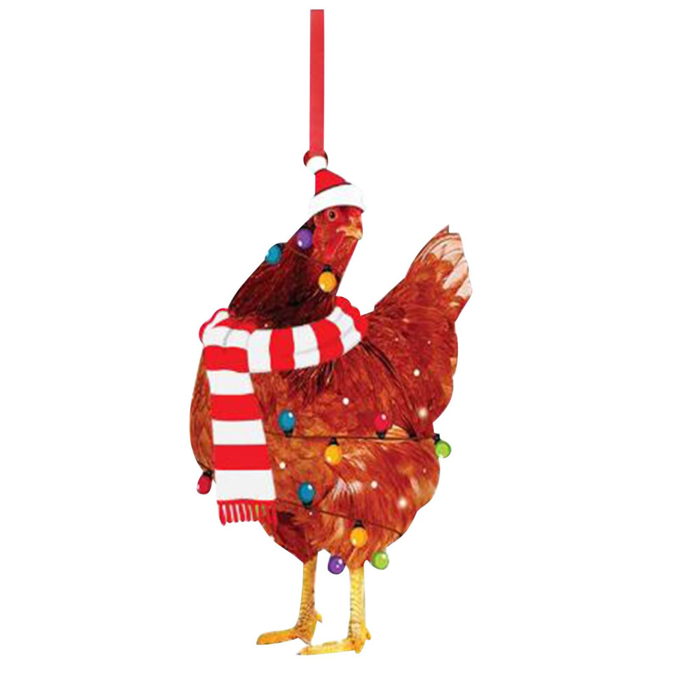 (A) Christmas Scarves, Chicken Decorations, Wooden Outdoor Decorations, Christmas Decorations, Christmas Scarves And Home Decoration Pendants-image-OPC-PMBWBVF-NEW