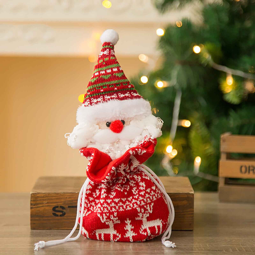 (Multicolor) Christmas Decorations Children's Gifts Gift Bag Tote Bag Bundle Pocket-image-OPC-PMBWFF2-NEW