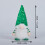 Weihnachts-Plüsch-Zwergpuppe mit leichtem Stoff,-Grün 4