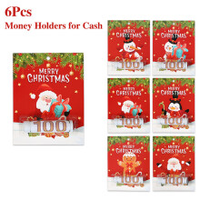 Unique Christmas Cash Holder Greeting Card For Holiday-style E