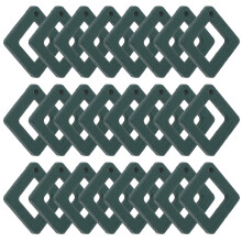 30Stk Diy Holz Ohrringe Geometrischer Anhänger Bastelset