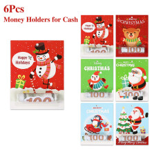 Unique Christmas Cash Holder Greeting Card For Holiday-style G