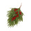 Durable Artificial Christmas Leafage 60cm Red Berries-Red 1