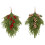 Durable Artificial Christmas Leafage 60cm Red Berries-Red 2