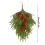 Durable Artificial Christmas Leafage 60cm Red Berries-Red 4