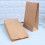 100 Unidades Saco Kraft Com Base Quadrada 21,5X12X7Cm 6