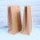 100 Unidades Saco Kraft Com Base Quadrada 21,5X12X7Cm 5