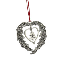 Handmade Christmas Decoration Metal Iron Ornament-heart shape