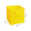 (Yellow) 4x Storage Cube Boxes Clothes Organiser Foldable 9