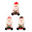 Kerstman knuffel met geschenkdoos-Geruite geurstijl 2