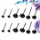 150 paia occhi animali in 3+4+5 mm per 7