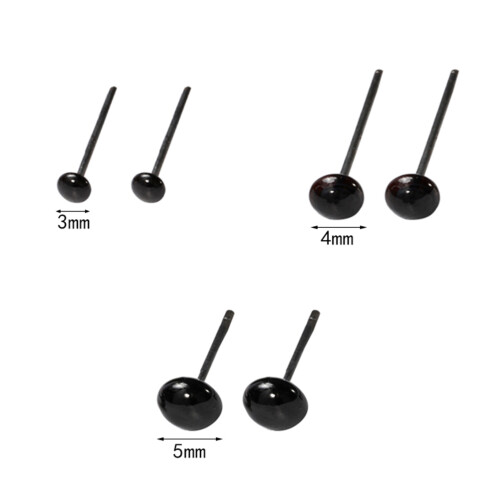 150 paia occhi animali in 3+4+5 mm per 2