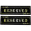 2Stk Tischplatte Schild Reservierter Platzkarte 7