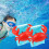 gonfiabile a forma con braccioli per bambino piscina 5