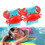 gonfiabile a forma con braccioli per bambino piscina 7