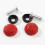 E Bulloni Per Targa Con Strass Viti Rosso 11