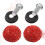 E Bulloni Per Targa Con Strass Viti Rosso 7