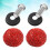 E Bulloni Per Targa Con Strass Viti Rosso 5