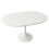 Modern Extendable Round Dining Table for 4-6,White 8