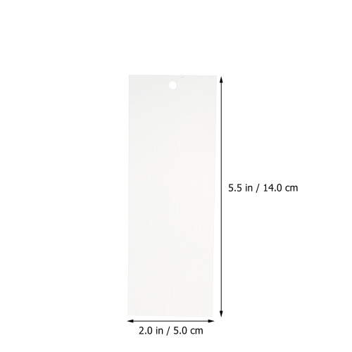 10 transparente acryl lesezeichen mit mini-quasten 1