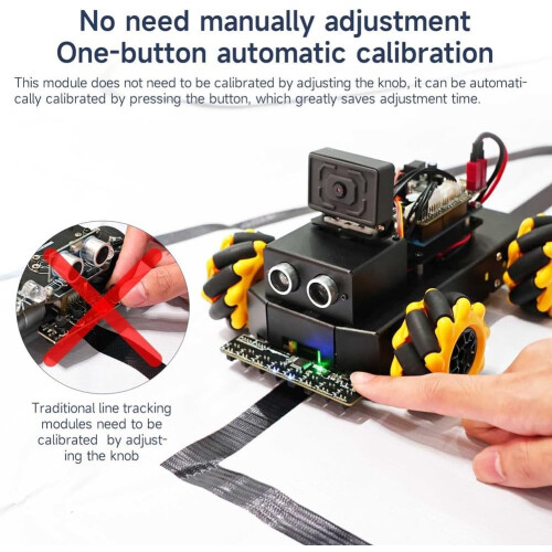 8 Channel High Precision Electronic Infrared Line Tracking Sensor Module With Automatic Calibration Model B 2