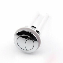 1PC Dual Flush Toilet Water Tank Push Button 38Mm Round Valve Universal Fit Water Saving Durable