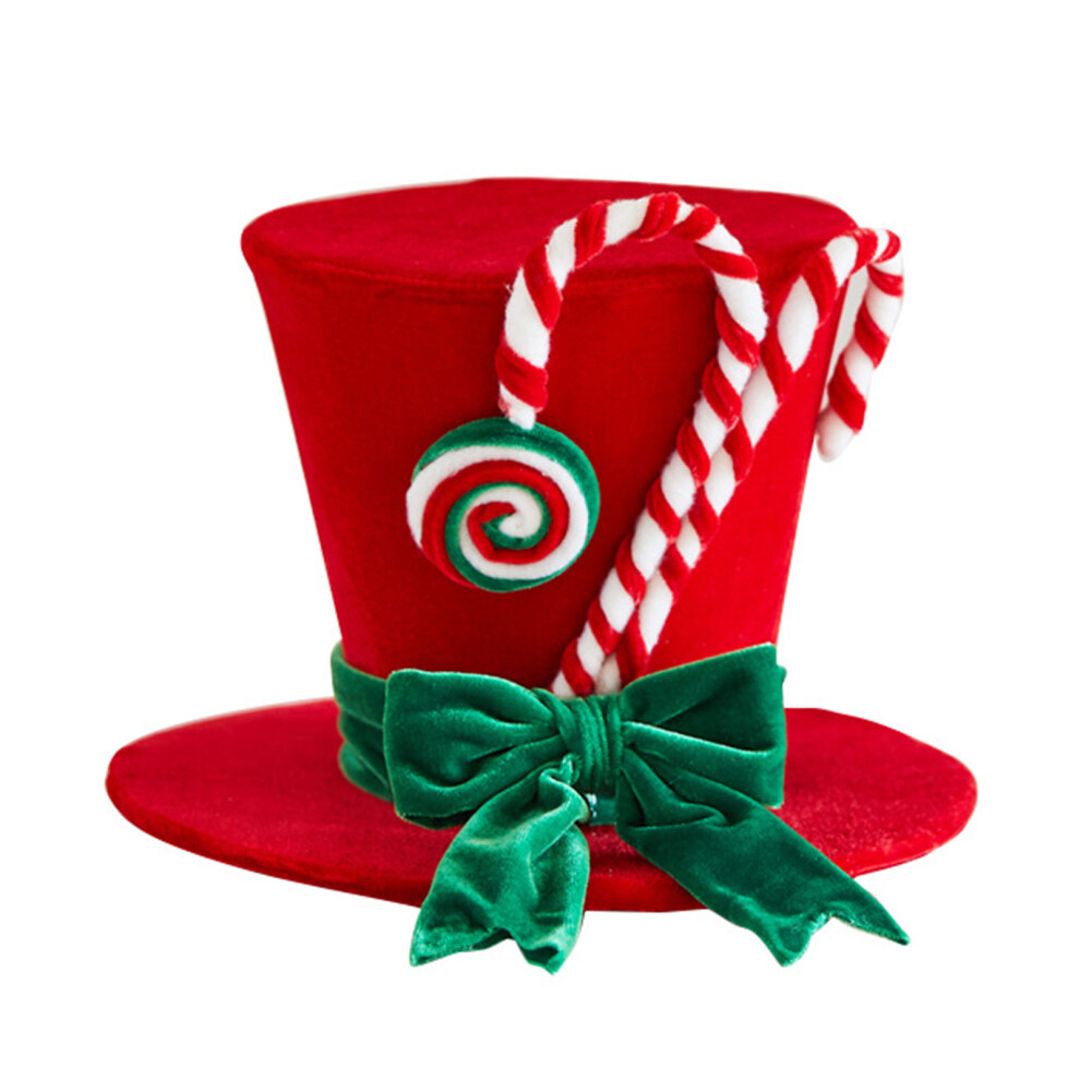 Multiple Use Flocking Santa Cap Decorative Piece-small-image-OPC-PMBWZRB-NEW