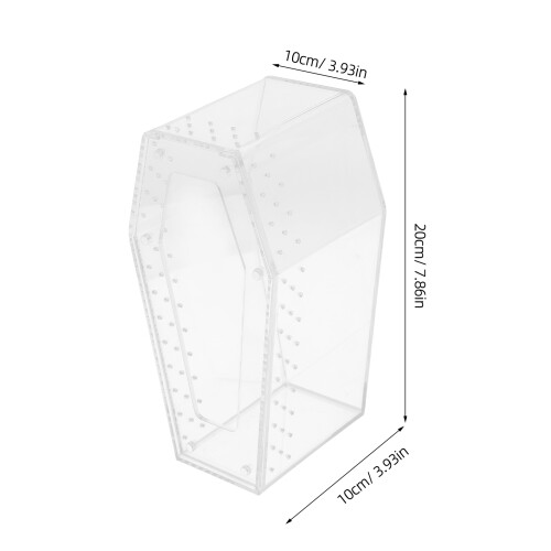 Reptile Acrylic Feeding Box 20X10X10 Cm Per , E Geckos 2