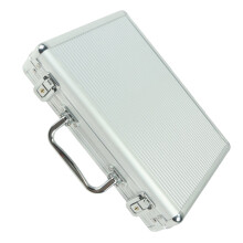 1 Pezzo Custodia In Alluminio Per Carte Da Poker