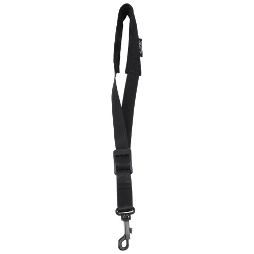 1 Pezzo Cinghia Sottile Rinforzata Per Sax Professionale (Nero)
