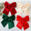Festives Velvets Bowknot Decorative Accent for-Wine Red Sequins 5