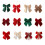 Festives Velvets Bowknot Decorative Accent for-Wine Red Sequins 3