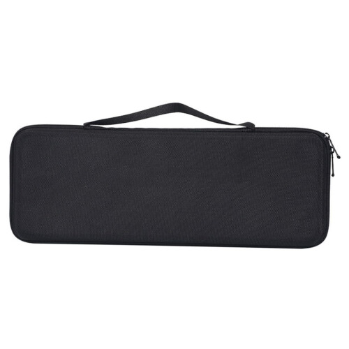 Portable Keyboard Storage Bag Compatible with Logitech Wireless Keyboard Hard Shell Compression-Resist Fall-Resistant Black