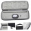 Portable Keyboard Storage Bag Compatible with Logitech Wireless Keyboard Hard Shell Compression-Resist Fall-Resistant Black 3