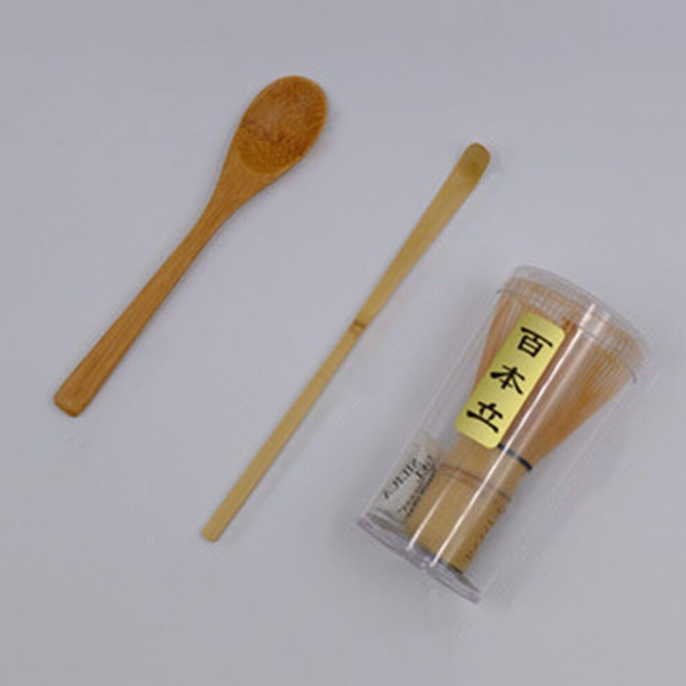 Matcha Whisk Set Bamboo 3-Piece Kit With Bowl And Tea Spoon For Tea Ceremony Beginners Model 3-Piece Set-A-image-OPC-PMBX5Z2-NEW