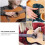 4 unids. ajustável oca para polegar e dedos, guitarra e banjo 10