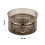 Living And Home 360° Rotating Makeup Organizer with Drawer, Transparent Grey 6